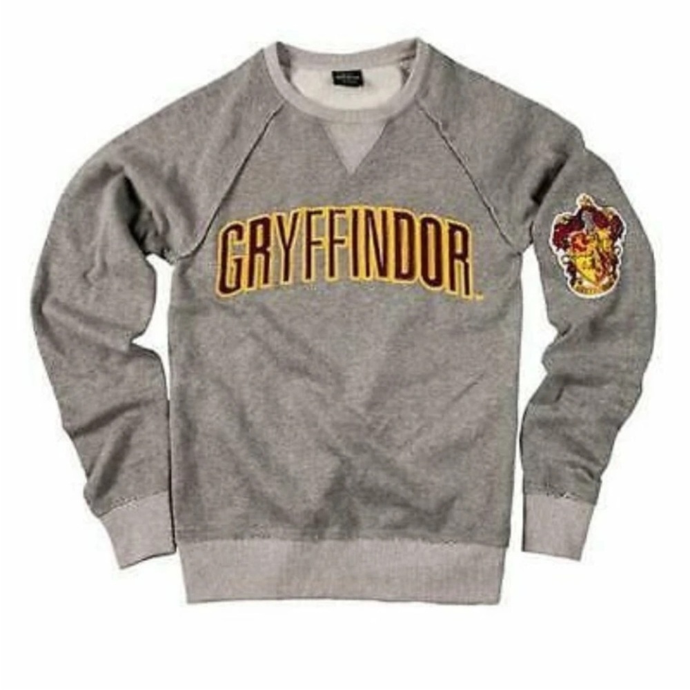 Universal Studios Wizarding World Harry Potter Gray Gryffindor Sweatshirt Size M